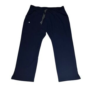 FIGS Technical Collection Scrub Pants Women XL Petite Navy Blue Style T21004P